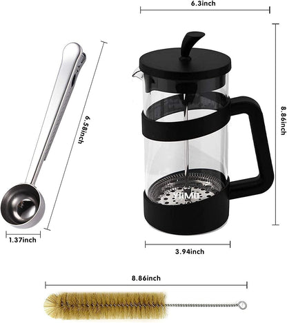 French Press Coffee Maker, 34 Oz Large Glass Pitcher
