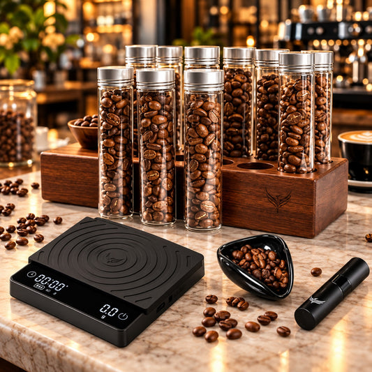 Espresso Dosing & Storage Kit with Digital Scale