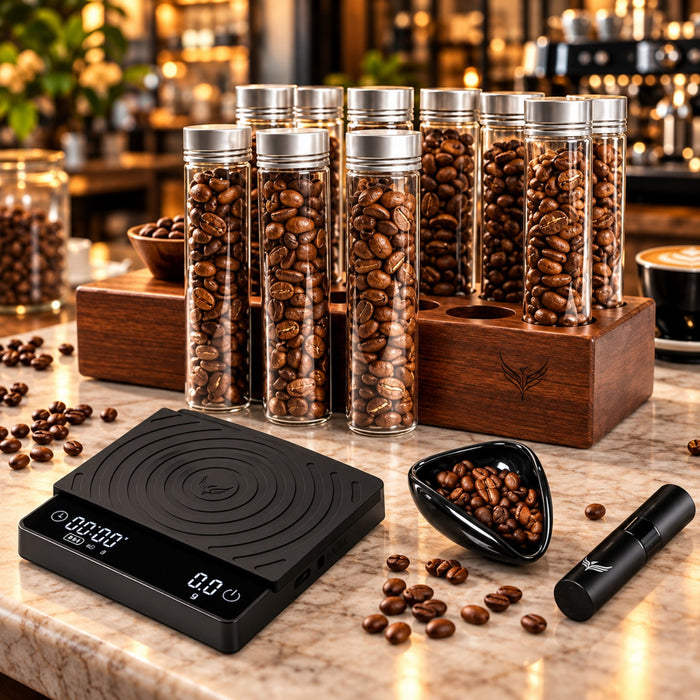 Espresso Dosing & Storage Kit with Digital Scale