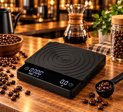Digital Coffee Scale with Timer – 3 kg / 0.1 g
